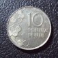 Финляндия 10 пенни 1991 год. - вид 1