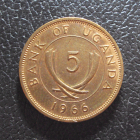 Уганда 5 центов 1966 год.