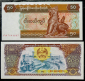 Банкноты Лаоса, Мьянмы 2 шт. одним лотом - вид 1