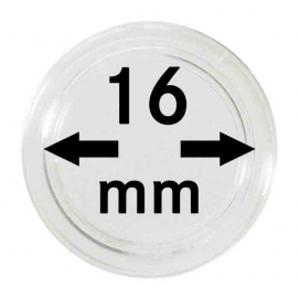 Lindner. Капсулы для монет 16,0 мм (10 шт.)