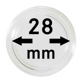 Lindner. Капсулы для монет 28,0 мм (10 шт.)