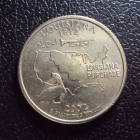 США 25 центов 2002 p год Луизиана.