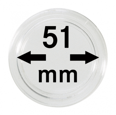 Lindner. Капсулы для монет 51,0 мм (10 шт.)