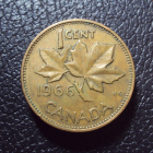 Канада 1 цент 1966 год.