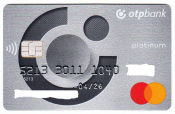 Банк OTPbank MasterCard Platinum 2021 Rosan 02/21