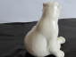 медведь белый статуэтка ,фарфор - вид 1