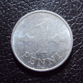 Финляндия 1 пенни 1971 год.
