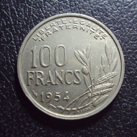 Франция 100 франков 1954 год.