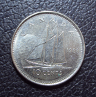 Канада 10 центов 1988 год.