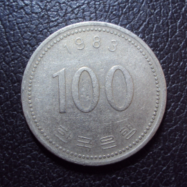 Южная Корея 100 вон 1983 год.
