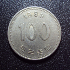 Южная Корея 100 вон 1986 год.
