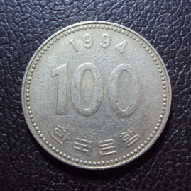 Южная Корея 100 вон 1994 год.