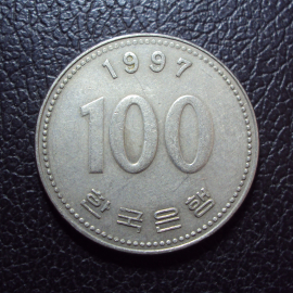 Южная Корея 100 вон 1997 год.