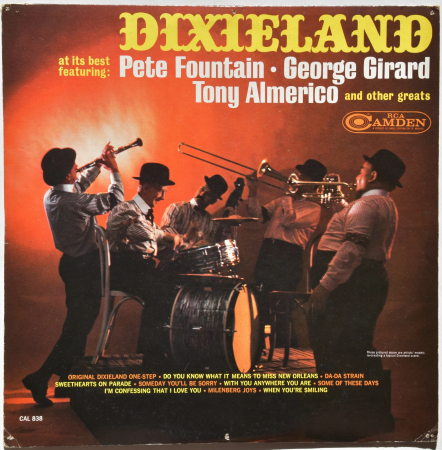 Various ‎"Dixieland At It's Best" 1964 Lp