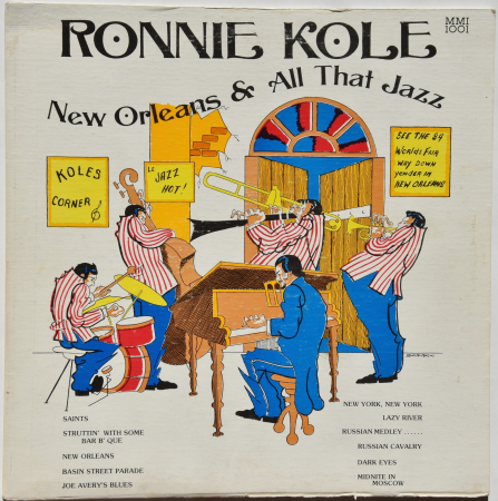 Ronnie Kole "New Orleans & All That Jazz" 19?? Lp  