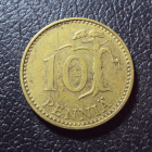 Финляндия 10 пенни 1972 год.