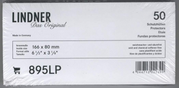 Lindner. Защитные обложки (холдеры) для долларов США 166 x 80 мм (895LP)