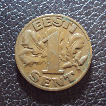 Эстония 1 сенти 1929 год.