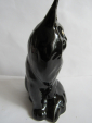 кот Мейн-кун черный ,авторская керамика,Вербилки .роспись - вид 2