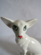 кот Ориентальный белый ,авторская керамика,Вербилки .роспись - вид 1