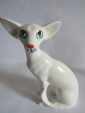 кот Ориентальный белый ,авторская керамика,Вербилки .роспись - вид 4