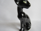 кот Ориентальный черный ,авторская керамика,Вербилки .роспись - вид 1