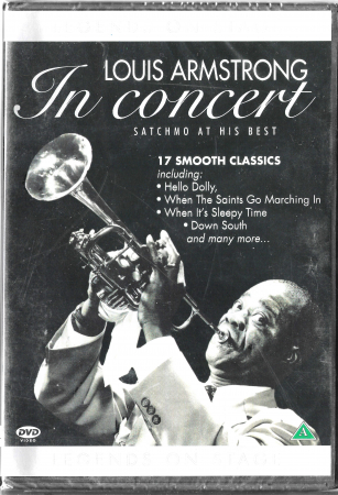 Louis Armstrong "In Concert - 17 Smooth Classics" DVD Запечатан!  
