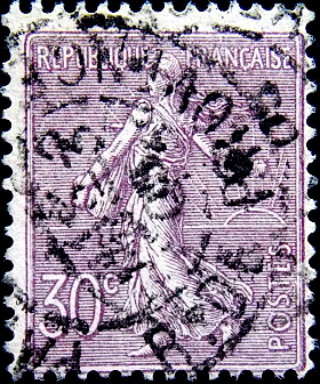 Франция 1903 год . Сеятельница . 30 с . Каталог 7,25 £. 