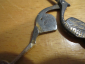 Ножницы "Аист" сталь серебрение позолота Швеция до 1917 г.  - вид 2