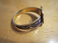 Перстень. кольцо серебро 84 проба, позолота, эмаль до 1917 г.  - вид 4