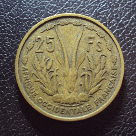 Французская Западная Африка 25 франков 1956 год.