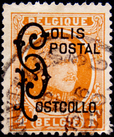 Бельгия 1928 год . Железнодорожная марка: King Albert I . Каталог 2,0  £.