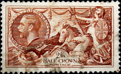 Великобритания 1915 год . Король Георг V - Морские Коньки . Каталог 225,0 £ . (5)