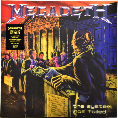 Megadeth "The System Has Failed" 2004/ 2019 Lp SEALED  