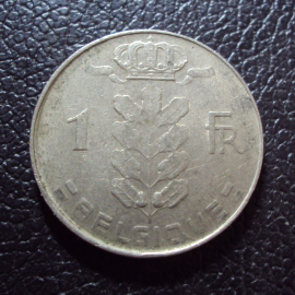 Бельгия 1 франк 1973 год belgique.