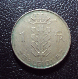 Бельгия 1 франк 1968 год belgique.