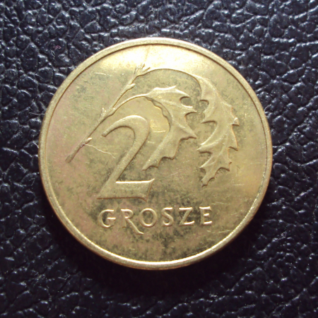 Польша 2 гроша 2011 год.