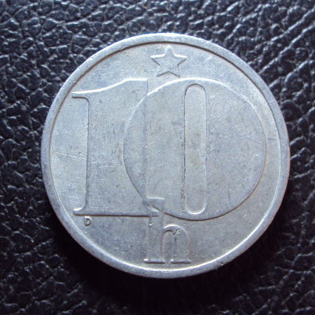 Чехословакия 10 геллеров 1983 год.