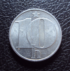 Чехословакия 10 геллеров 1990 год.