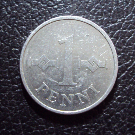 Финляндия 1 пенни 1973 год.