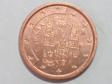Испания, 2 Евро цента, евроцента, цента, (2 cent) 2005 года; _248_2 