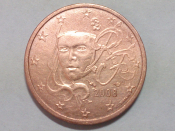 Франция, 2 Евро цента, евроцента, цента, (2 cent) 2008 года; _248_