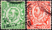 Великобритания 1911 год . Король Георг V , полная серия . Каталог 6,50 £. (1)