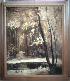 Золотая Осень Валерий Бусыгин Живопись, 1992, 60×50 см,холст,масло,картина