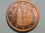 Испания, 1 Евро цент, евроцент, цент, (1 cent) 2011 года; _248_