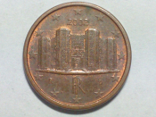 Италия, 1 Евро цент, евроцент, цент, (1 cent) 2002 года; _248_2 
