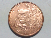 Франция, 1 Евро цент, евроцент, цент, (1 cent) 1999 года; _248_3
