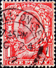 Великобритания 1911 год . Король Георг V . 1 p . Каталог 2,50 £. (12)