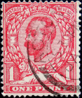 Великобритания 1911 год . Король Георг V . 1 p . Каталог 2,50 £. (14)