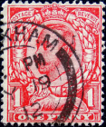 Великобритания 1911 год . Король Георг V . 1 p . Каталог 2,50 £. (18)